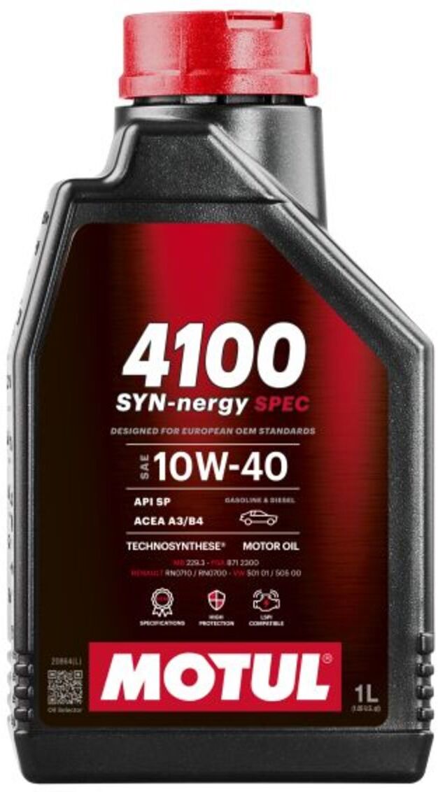 Motoröl MOTUL 112890 4100 SYN-NER S 10W40 1L