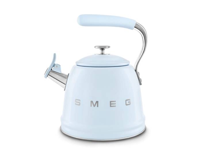 Bouilloire sifflante vintage 2,3l bleu azur smeg