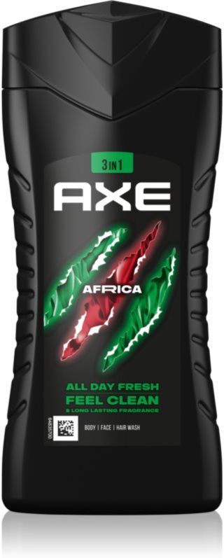 Axe Africa shower gel for face, body, and hair 250 ml