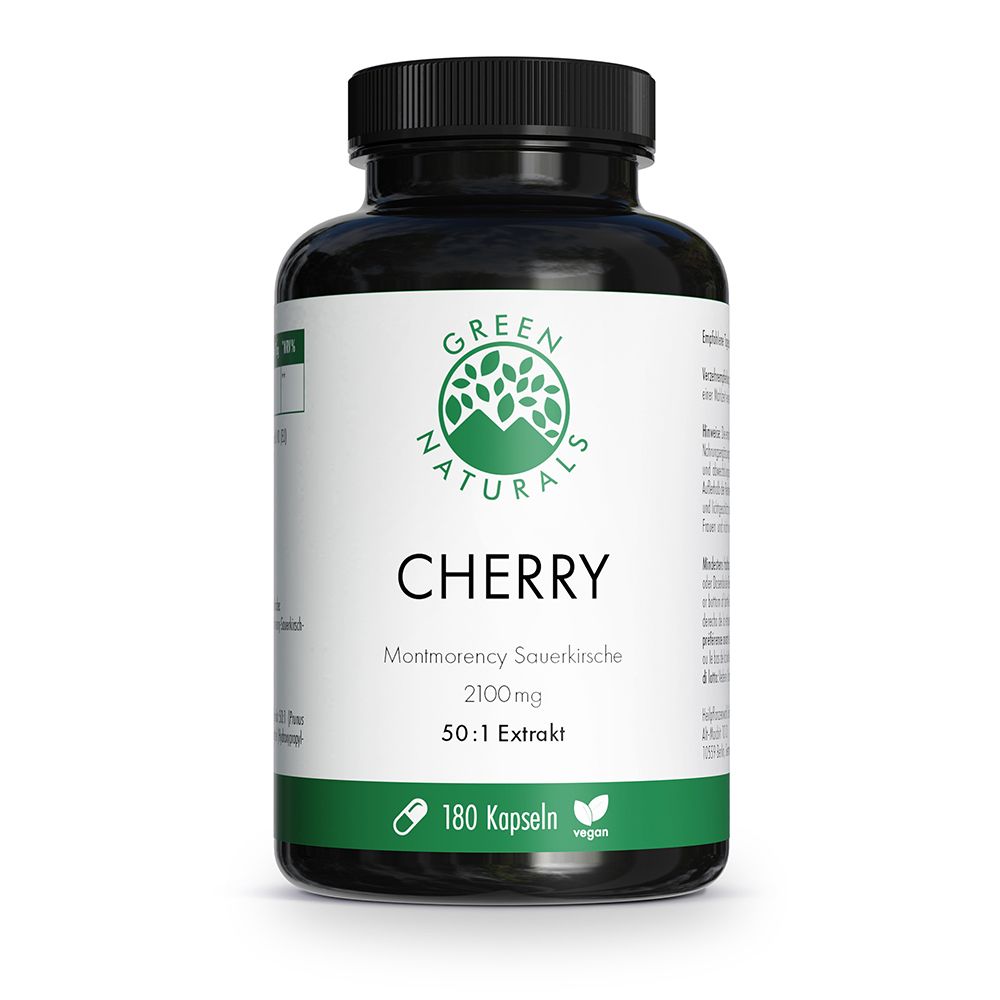 Green Naturals Cherry Montmoren.Sauerk.2100 mg Kps 180 St Kapseln