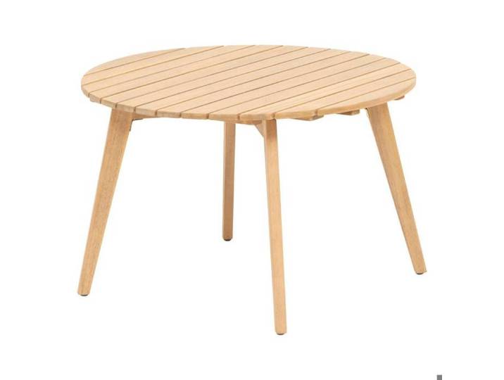 Table d''appoint de jardin ronde  Olvinia  acacia 67x40cm - Hespéride