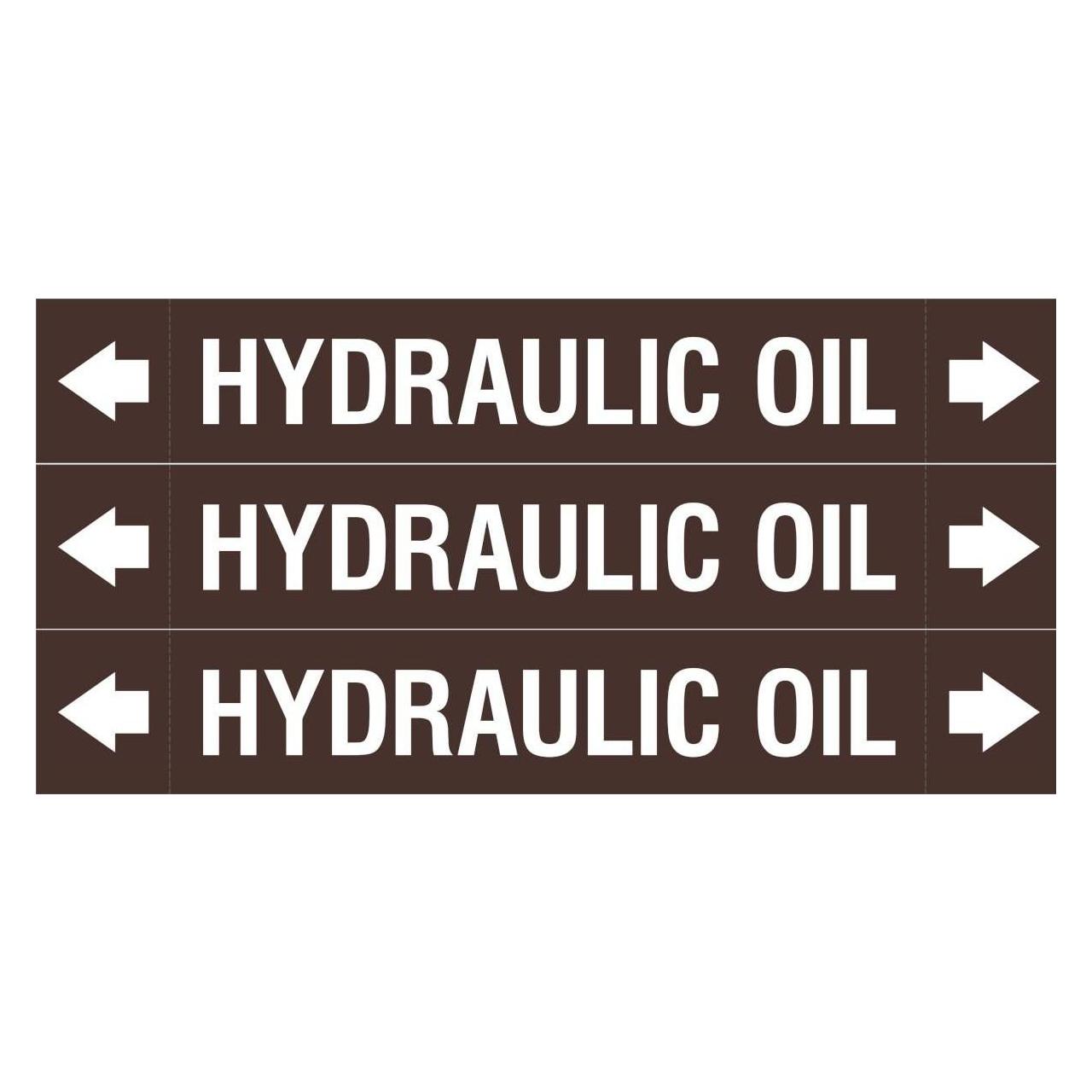 Brady ASME - Rohrmarkierer - Hydraulic Oil (ASMEPM-37X230MM-HYDRAULIC OIL)