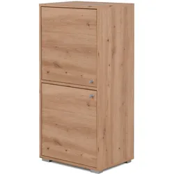 KOMMODE Eiche Artisan 46 x 97 cm, Anrichte mit wechselbarem Türanschlag