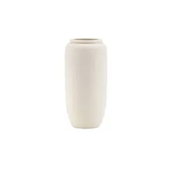 HOME STORY Vase   ¦ weiß ¦ Steinzeug ¦ Maße (cm): B: 20,5 H: 42