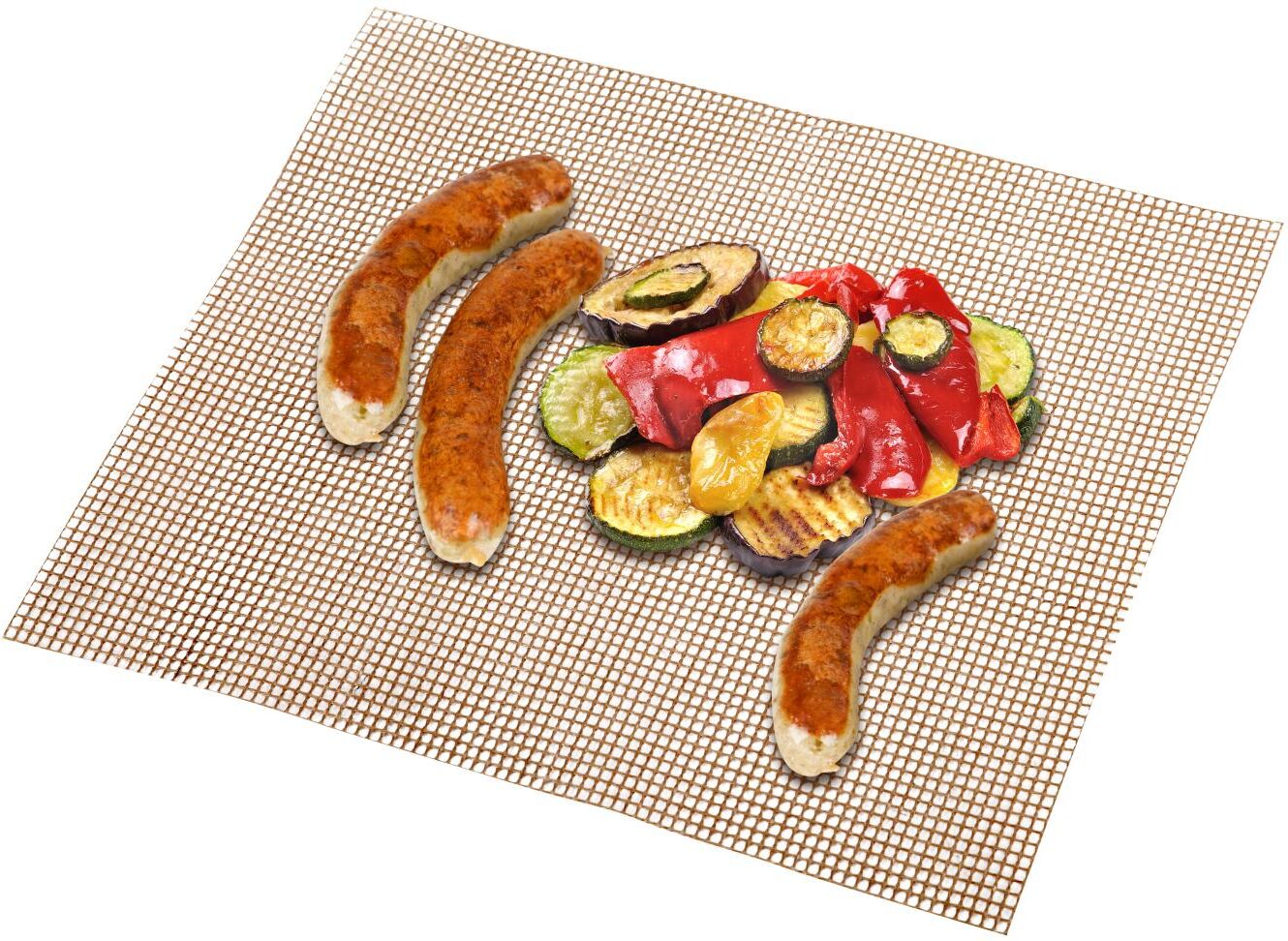 TEST RITE tepro Mr. GARDENER Grillmatte, aus Fiberglas, antihaftbeschichtet, hitzebeständig bis 260°C, 36 x 42 cm