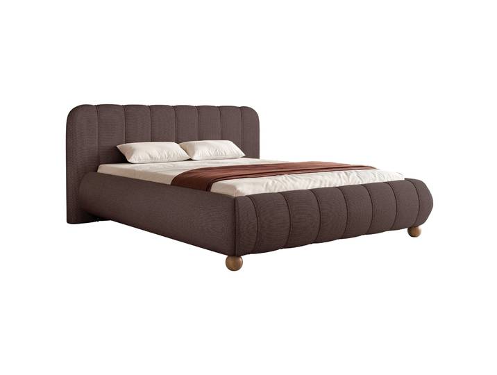 Polsterbett 160x200 cm Malunna mit Stauraum, Metallrahmen,