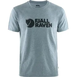 Fjällräven Herren Logo T-shirt - XL - Uncle Blue-Melange