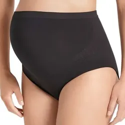 Anita Seamless Maternity Briefs Schwarz Polyamid Small Damen