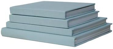 Booth & Williams Decorative Books - Seafoam Coffee Table Stack - 4 Blue Books