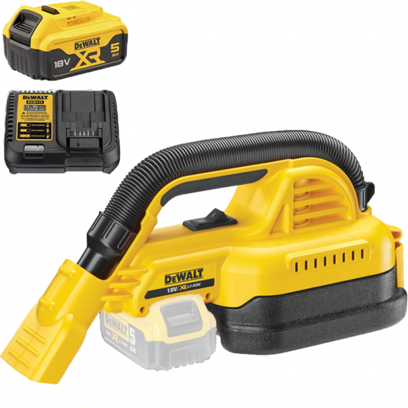 DeWalt DCV517N-XJ - Tragbarer Akku-Nass-und Trockensauger - 18V 5Ah