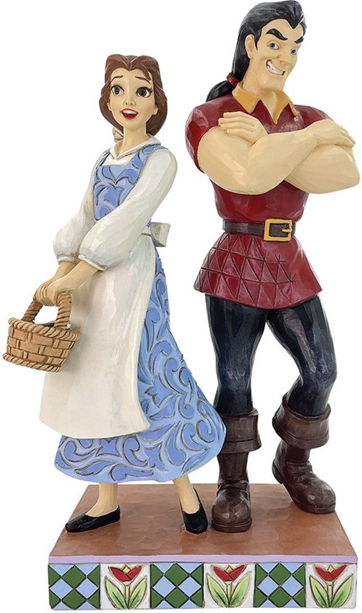 Disney Traditions Belle & Gaston beeldje