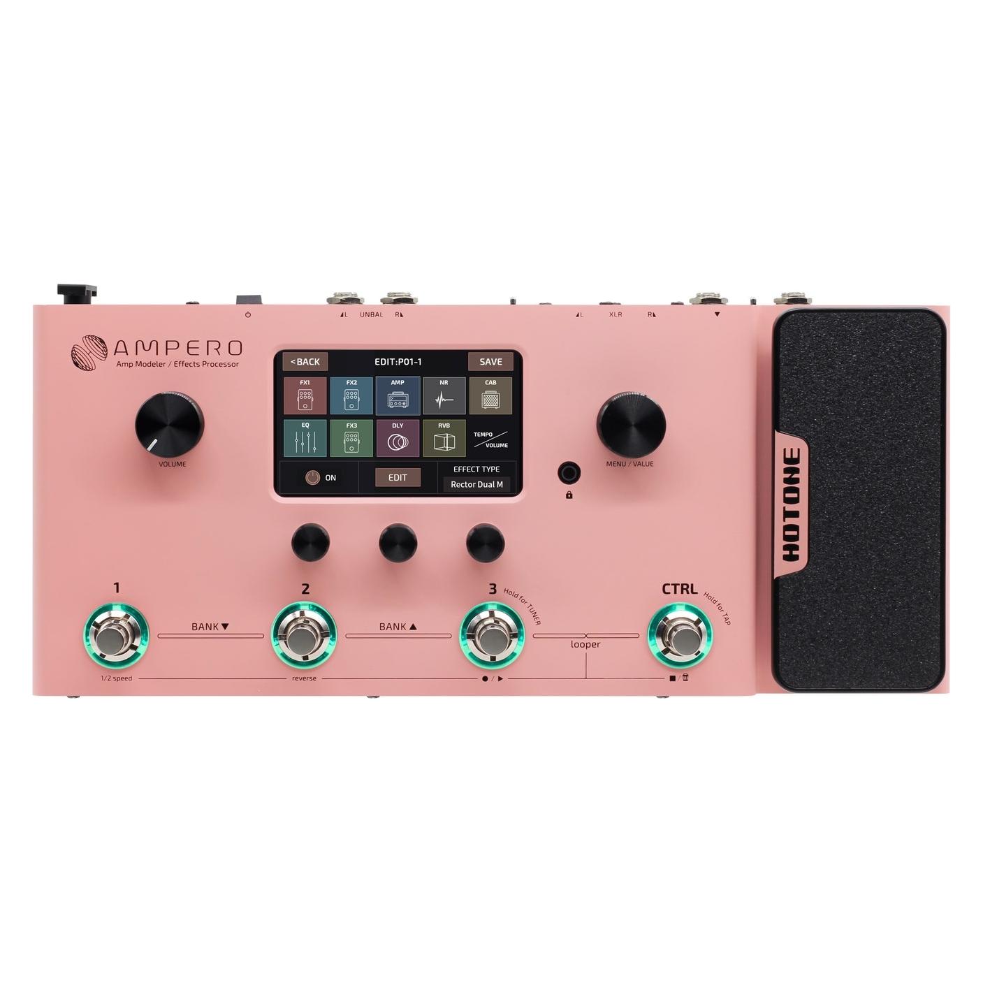 Hotone Ampero Pink Limited Edition - multiefekt gitarowy (Gitarre) (HOTMP100PK)
