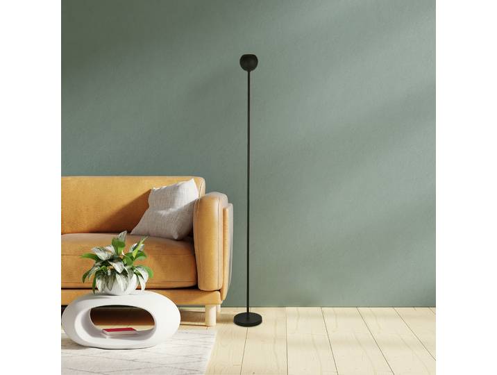Lampadaire Eindhoven 20 x 180 x 20cm Noir Acier thermopoudré GU10