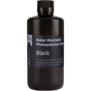 Elegoo Resin Water-Washable, schwarz, für 405 nm Wellenlänge, mit Wasser abwaschbar, 1kg