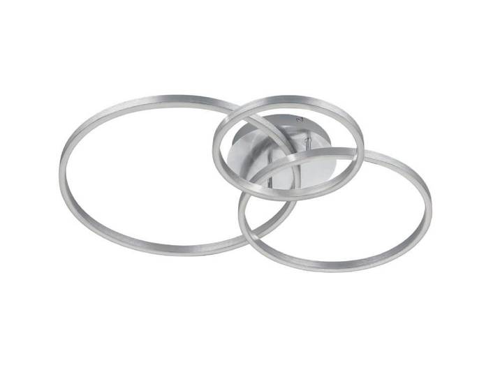 Plafonnière Winona 3-rings RVS Trio - 670810607