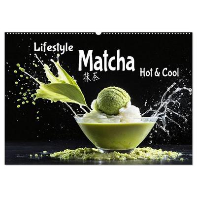 Lifestyle Matcha - Hot und Cool (Wandkalender 2027 DIN A2 quer), CALVENDO Monatskalender