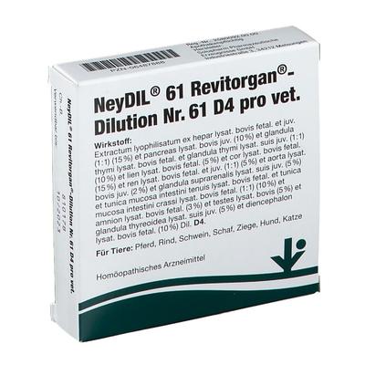 Neydil Nr.61 Revitorgan Dil.D 4 pro Ampullen vet. 5x2 ml