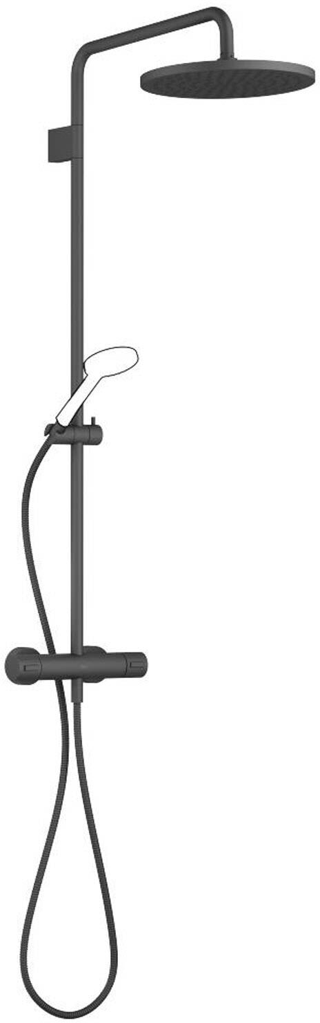 Dornbracht Shower Pipe mit Brause-Thermostat, rund