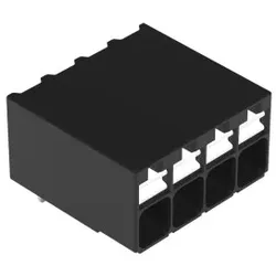 Wago 2086-1224/997-605 THR-Leiterplattenklemme,Drücker,1,5 mm2,schwarz 20861224997605  - 415 Stück