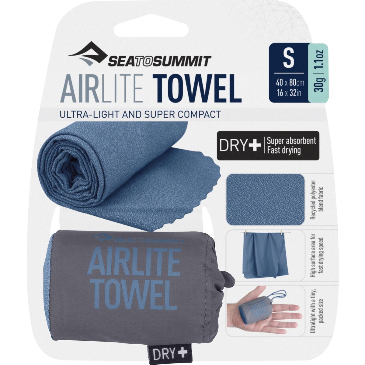 Sea to Summit Airlite Towel moonlight S ACP071011-040206