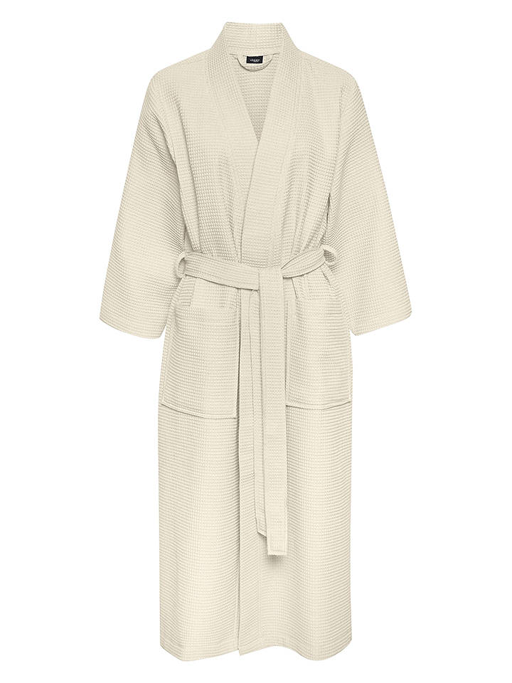 Vivance Bademantel in Creme - S