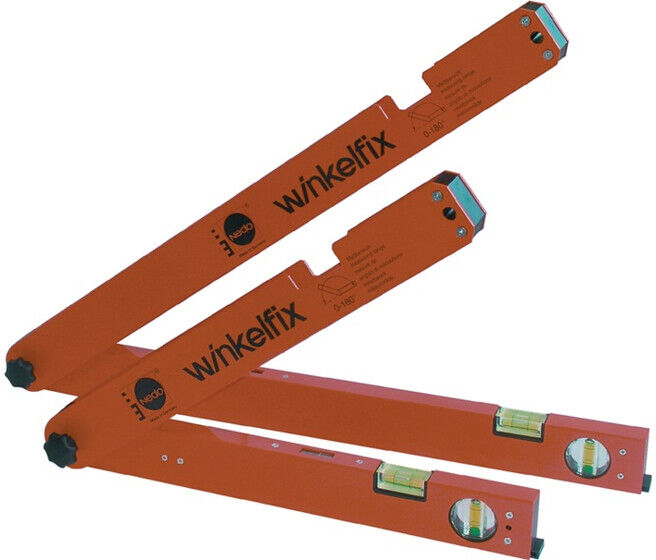 Mesureur d'angle Winkelfix plage de mesure 0-180 degr. L. manche 30,5 cm NEDO (500 101 shorty)