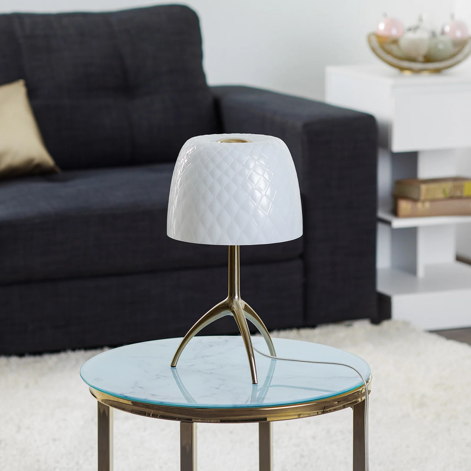 Foscarini Lumiere Piccola 30th Tafellamp - Golden/Pastilles - Glas