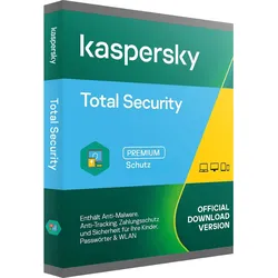 Kaspersky Total Security 2025 - 1 Gerät - 1 Jahr