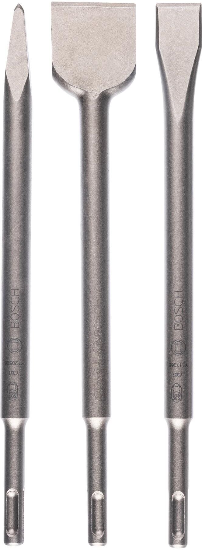 Hammerbohrer BOSCH "SDS plus, 3-teilig", silber (weiß, neutral), Bohrer, Hammerbohrer weiß, neutral Einheitsgröße