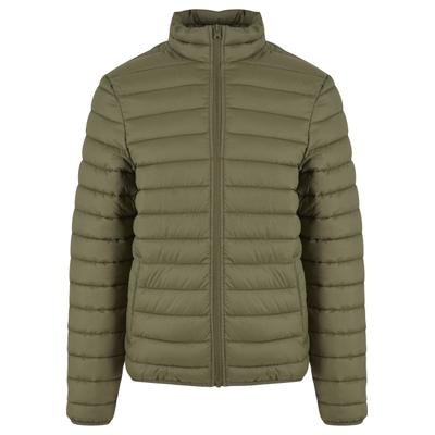 Langmantel URBAN CLASSICS "Urban Classics Basic Light Weight Jacket", Herren, Gr. M, grün (schwarzolive), 100% Polyester, Mäntel