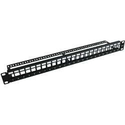 MicroConnect Patch Panel, Server Zubehör, Schwarz