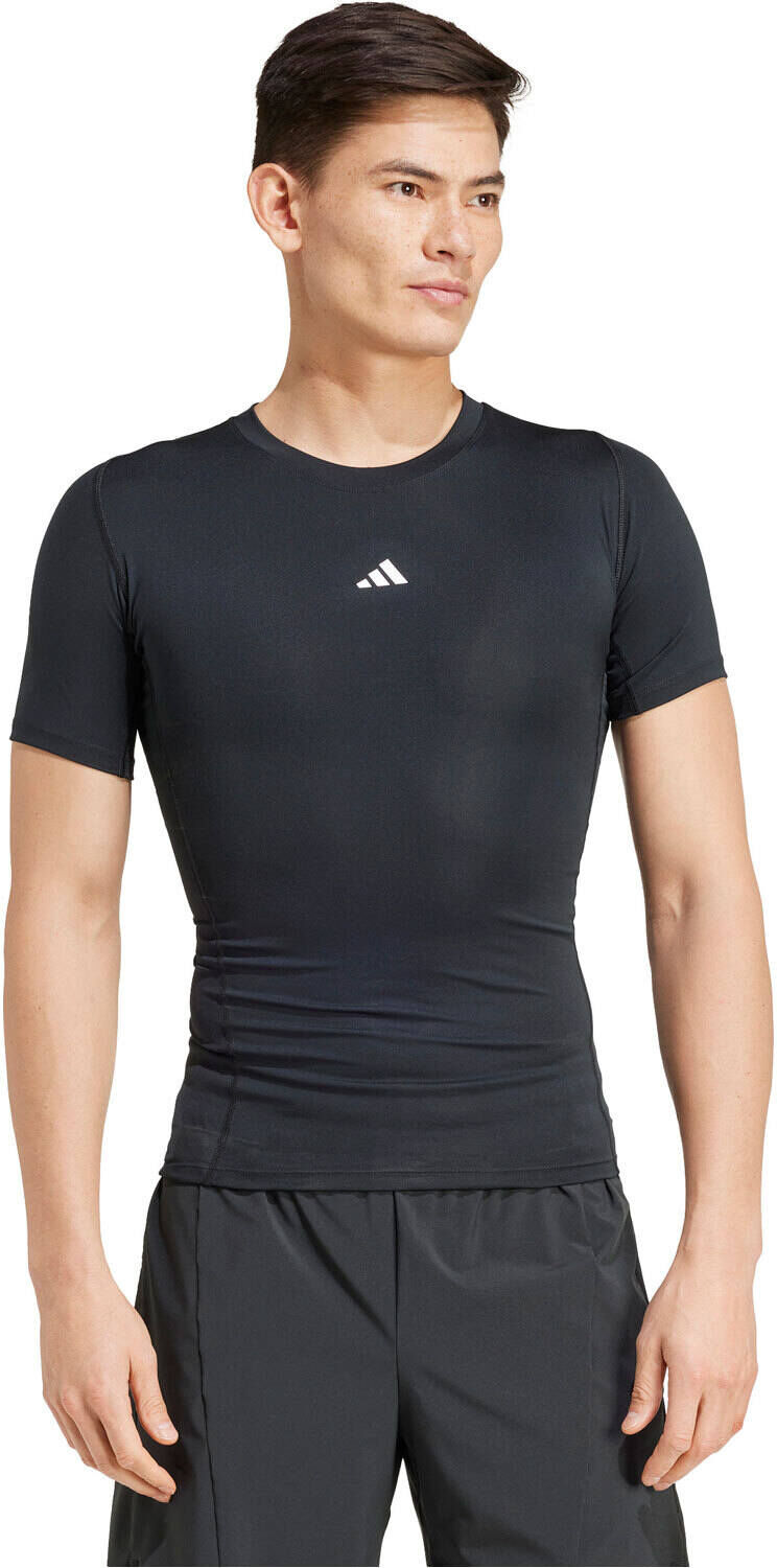 Adidas techfit compresion training camiseta térmica manga corta hombre Negro (XL)