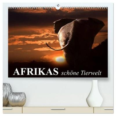 Afrikas schöne Tierwelt (hochwertiger Premium Wandkalender 2027 DIN A2 quer), Kunstdruck in Hochglanz