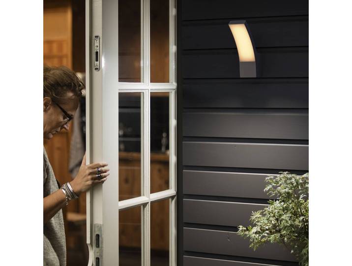 Philips LED Außenwandleuchte Splay, Aluminium