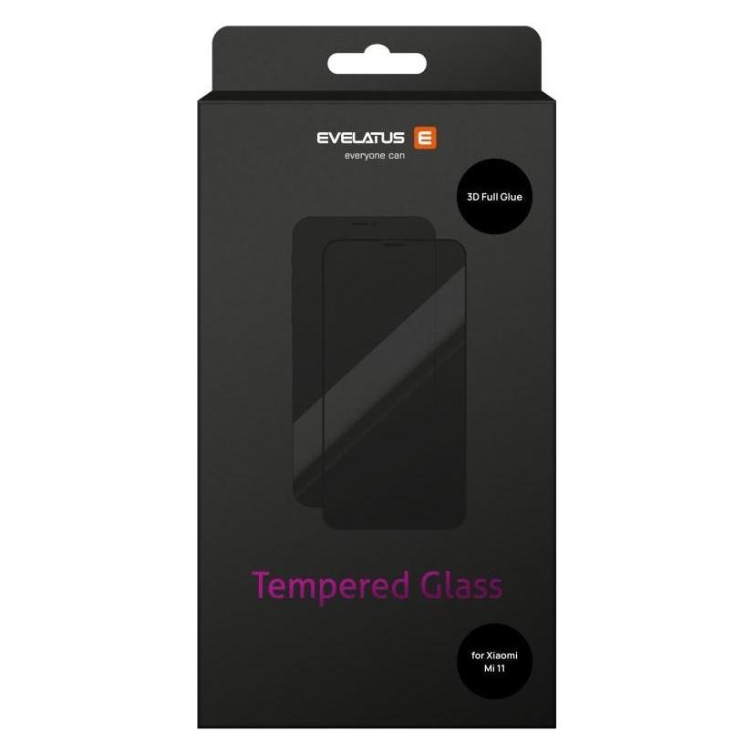 Evelatus Mi 11 2.5D Black Frame (Full Glue) (Xiaomi Mi 11) (EVE044480)