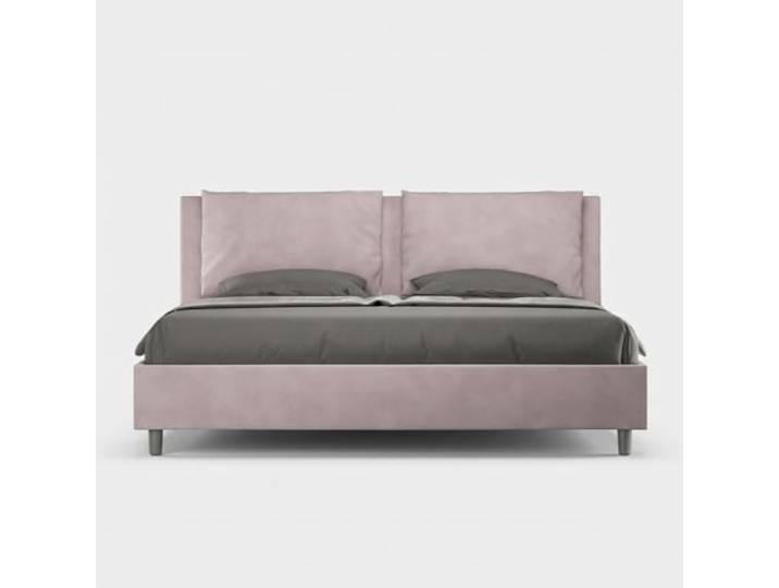 Doppelbett mit Bettkasten, modernes Design Antea 200x200 - Lilafarbe