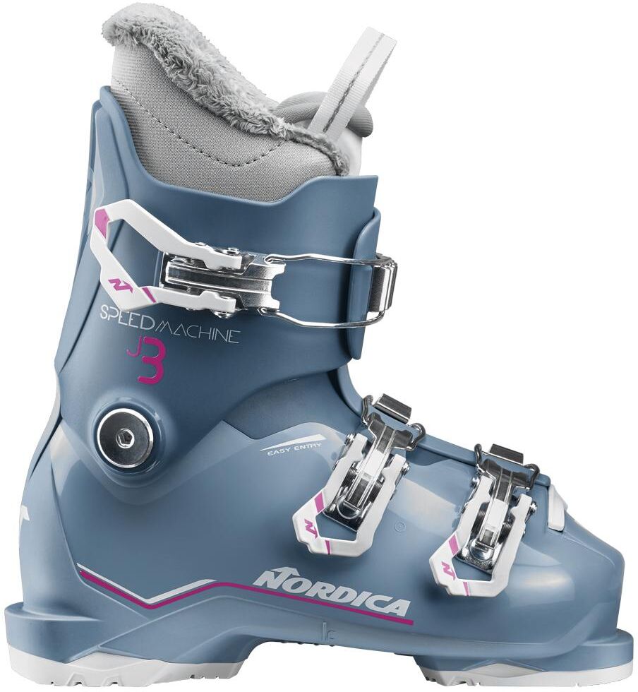 Nordica  - Speedmachine J 3 Blue Light Blue Fuchsia - 23 - Chaussures de Ski