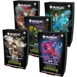 Magic the Gathering Secrets of Strixhaven decks Commander (5) *ANGLAIS* (Englisch, Box Set & Collection)