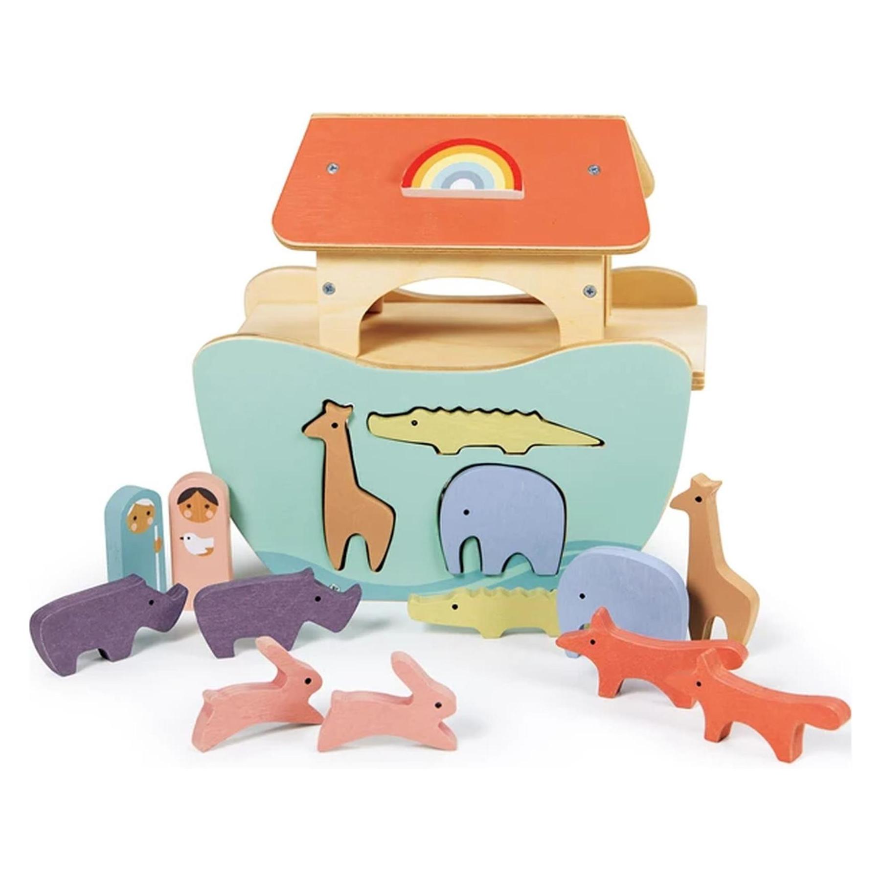 Tender Leaf Toys Kleines Steckspiel Arche Noah (TL8307)