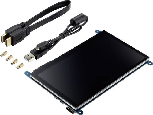 TRU COMPONENTS Touchscreen-Modul 17.8cm (7 Zoll) 800 x 480 Pixel Passend für (Entwicklungskits): Raspberry Pi, Banana Pi