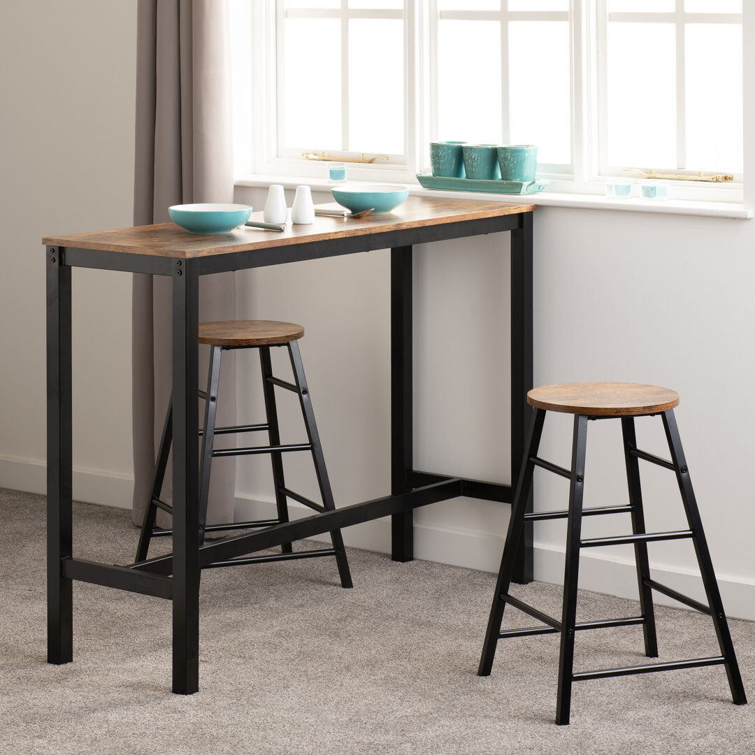 Trent Austin Design Alayna Bar Set Acacia Effect 90cm H X 40cm D X 120cm L