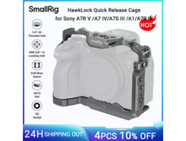 Smallrig A7 Iv Dslr Camera Hawklock Quick Release Kooi Voor Sony Alpha 7r V / Alpha 7 Iv/Alpha 7S Iii/Alpha 1/A7r Iv-4481