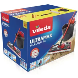 Vileda UltraMax, Reinigungsutensil, Rot, Schwarz