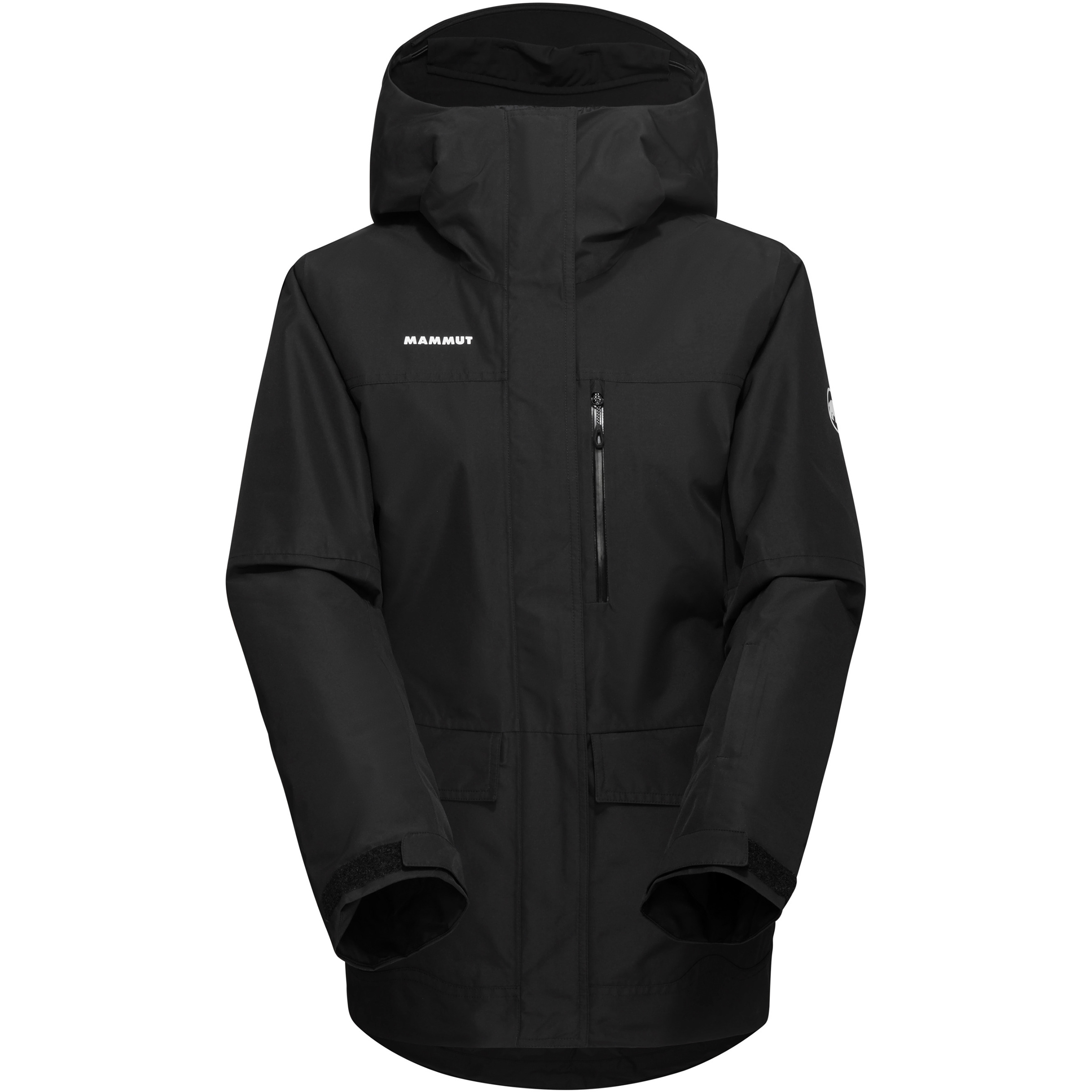 Mammut Fall Line HS Thermo Damen Isolationsjacke schwarz Größe M Skifahren Isolierend Wasserabweisend