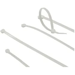 ACT, Cable ties transparant, length 280 mm,width 4.8 mm. Length: 280 mm Cable tie trans 280/4.8mm (280 mm, 100 Stk.)