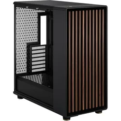 Fractal North XL Charcoal Black (ATX, mATX, Micro-ITX), PC Gehäuse, Grau, Schwarz