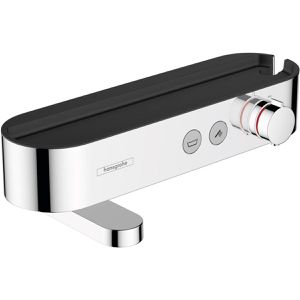 hansgrohe Badewannenarmatur ShowerTablet Select, Kunststoff, mit Thermostat, zur Aufputz-Montage, verchromt