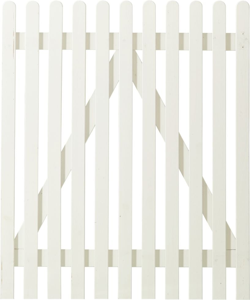 Plus Vorgartentor Retro 100 x 120 cm weiß