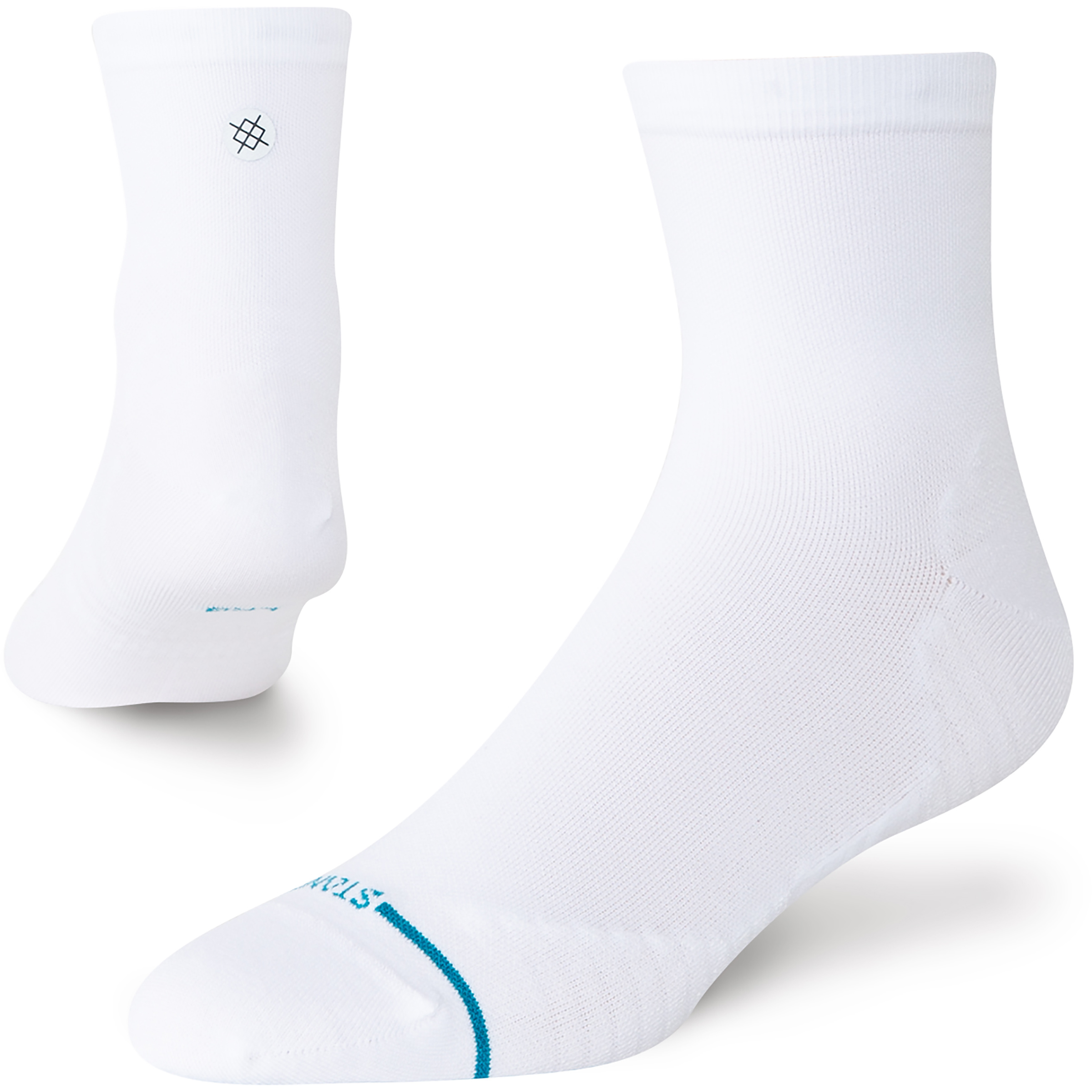 Stance Solid Ul Quarter Laufsocken weiss Größe 43 Trailrunning | Laufen Elastisch