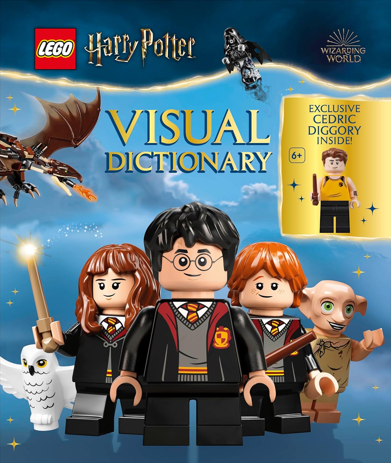LEGO Harry Potter Visual Dictionary by Elizabeth Dowsett - Hardback with Exclusive Minifigure - Ages 7-9 - DK Children Reference Book Gift